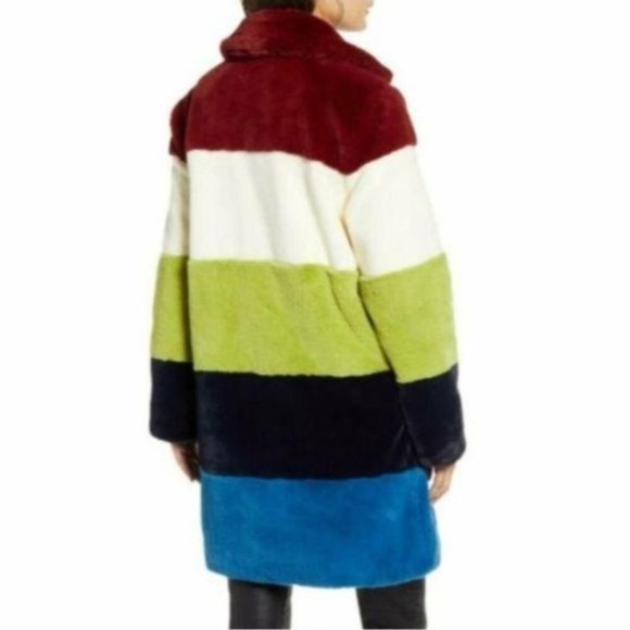 Blank NYC Super Nova Color Block Faux Fur … - Picture 4 of 15